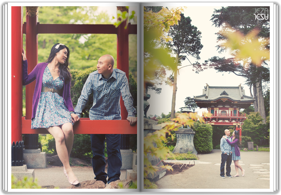 San Francisco Golden Gate Park Japanese Garden Engagement2