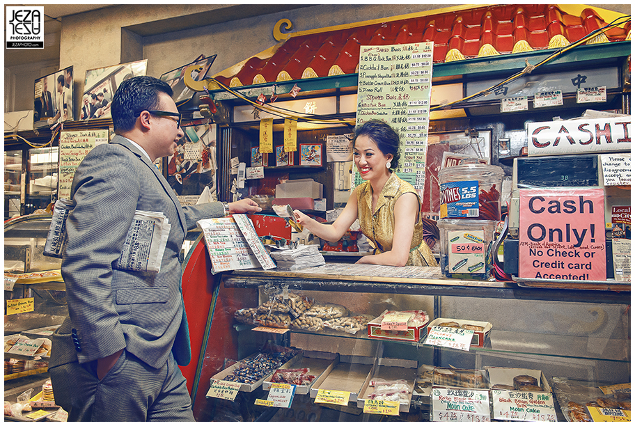 Jocelyn & Victor San Francisco China Town  Pre-Wedding