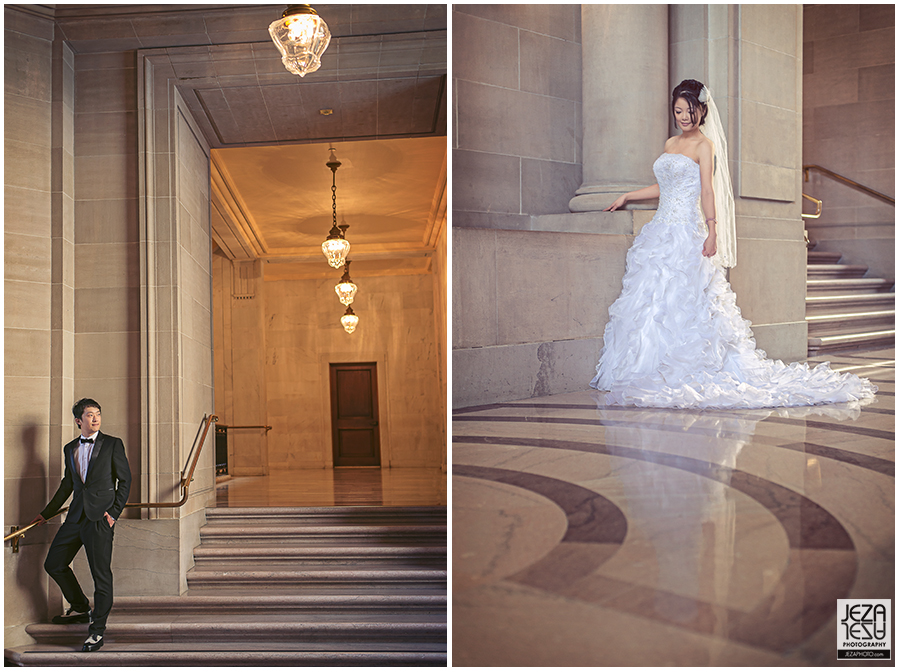 jake emily San Francisco City Hall Pre Wedding