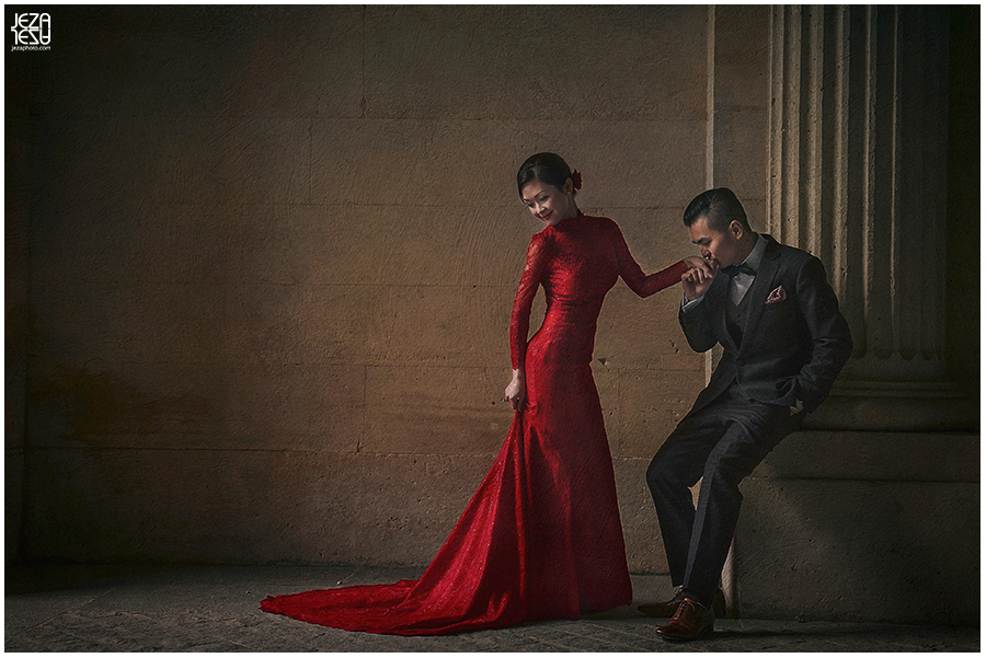 mimi & eddy Paris Pre Wedding near du musée du Louvre