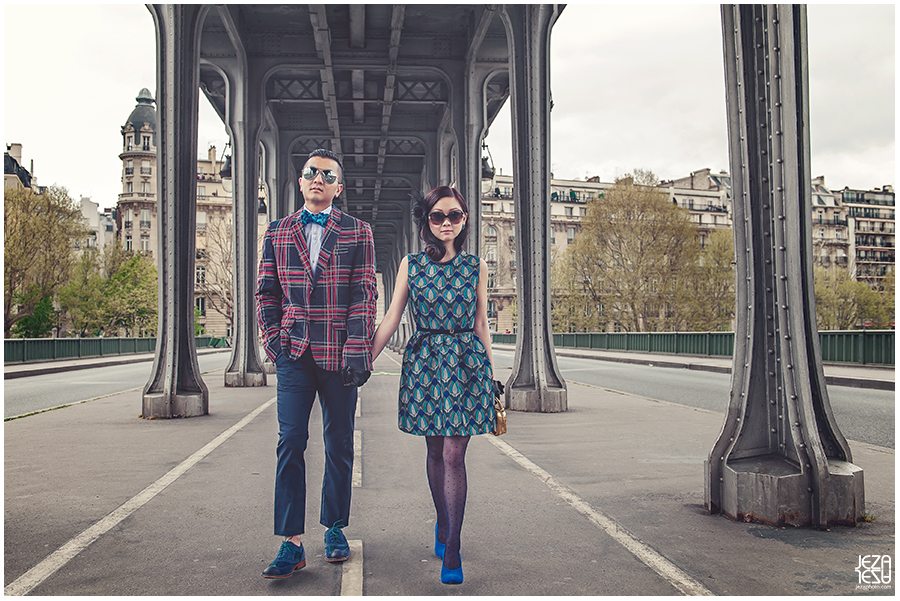 mimi & eddy Paris Pre Wedding under eiffel tower