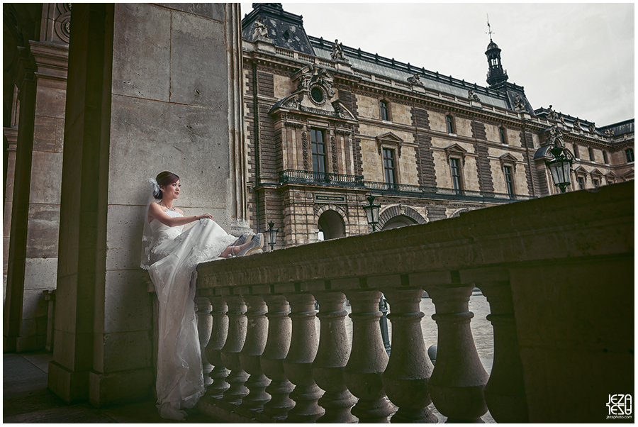 JS Paris Louvre Pre Wedding Photogaphy Session