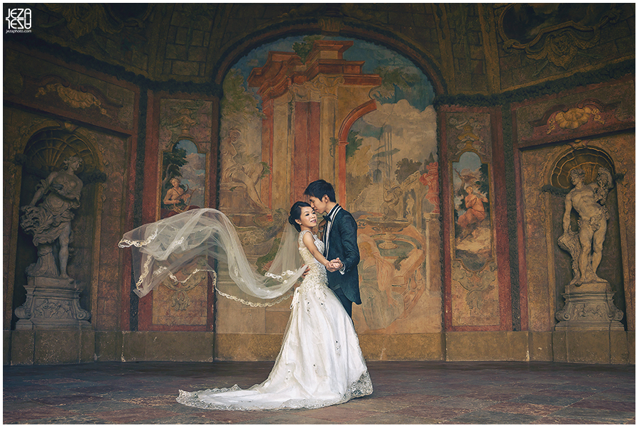 Czech Republic, Prague Pre Wedding Session The Prague Astronomical Clock