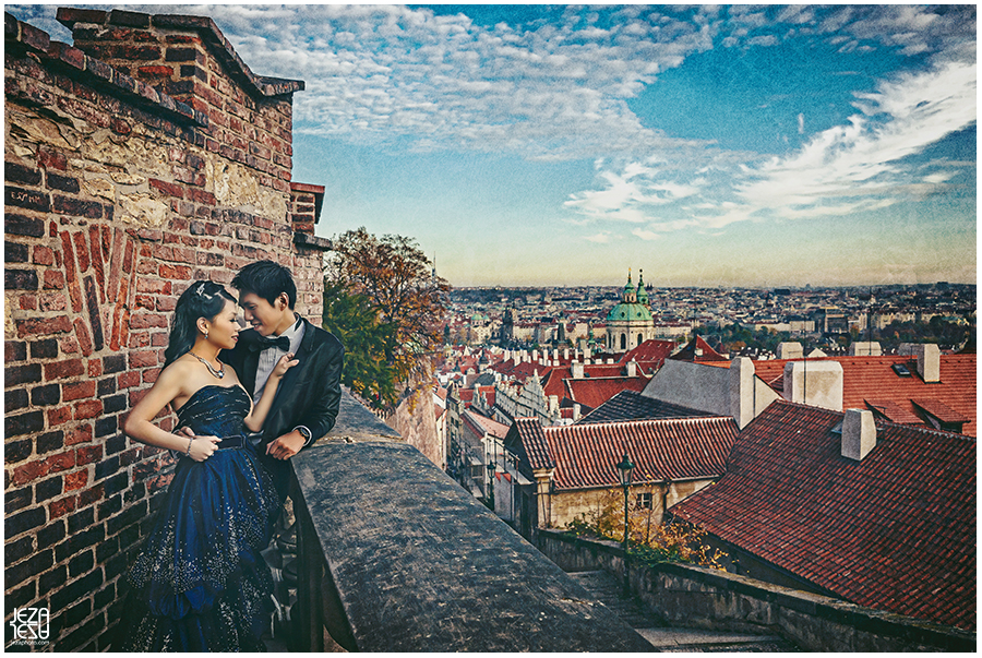 Czech Republic, Prague Pre Wedding Session Vyšehrad fortress