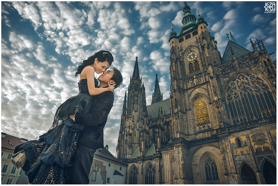 Czech Republic, Prague Pre Wedding Session Vyšehrad fortress