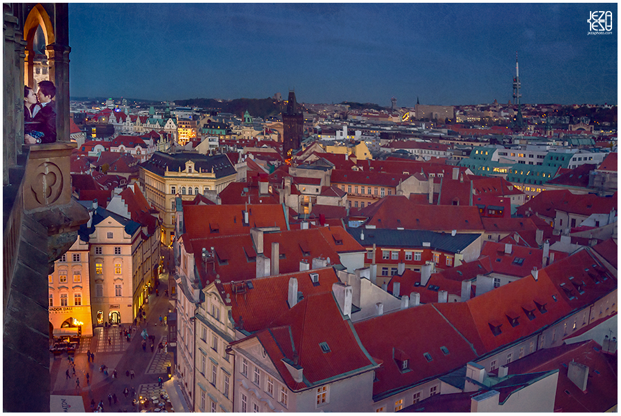 Czech Republic, Prague Pre Wedding Session The Prague Astronomical Clock