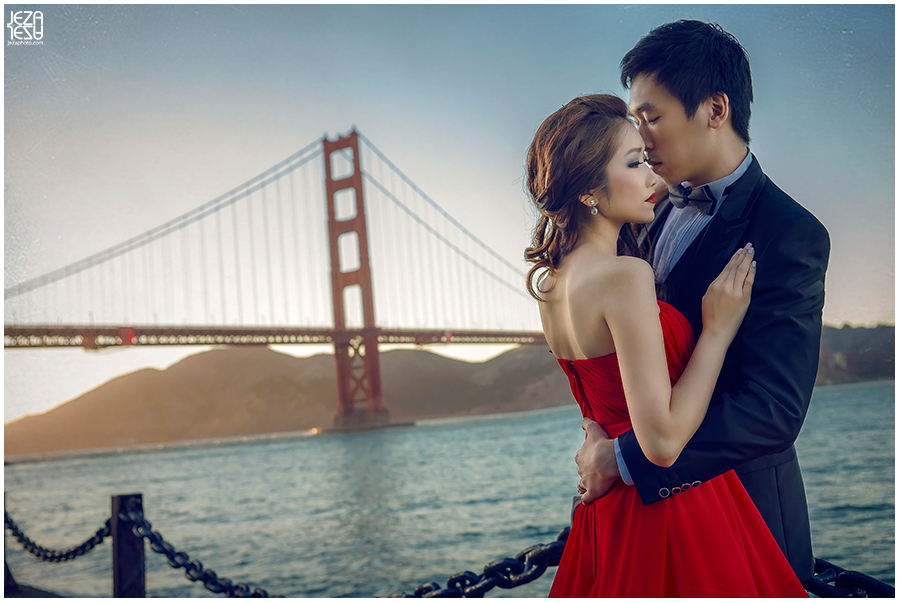 san francisco golden gate bridge Pre wedding