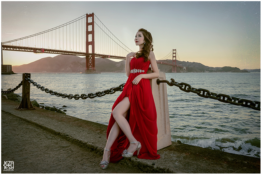 san francisco golden gate bridge Pre wedding