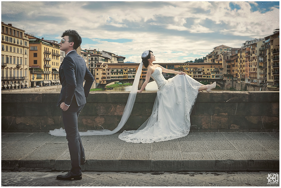 Florence, italy Pre-Wedding, Ponte Vecchio
