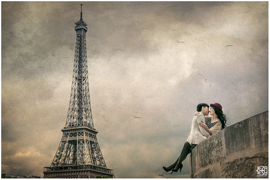 bosco and ana Paris eiffel tower Pre-Wedding 