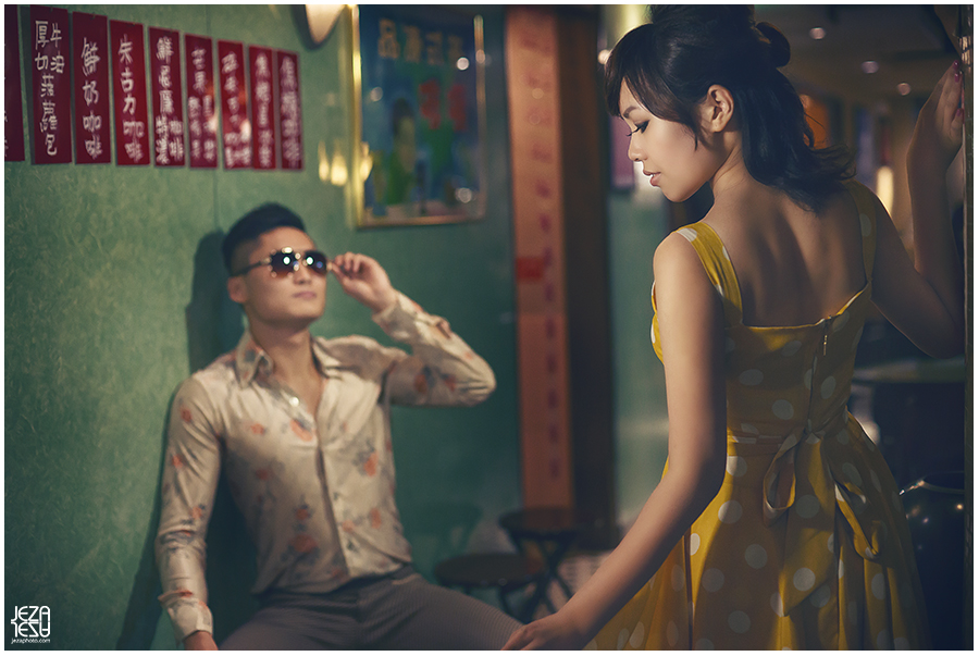 Hong Kong Vintage Pre-Wedding Photo Session