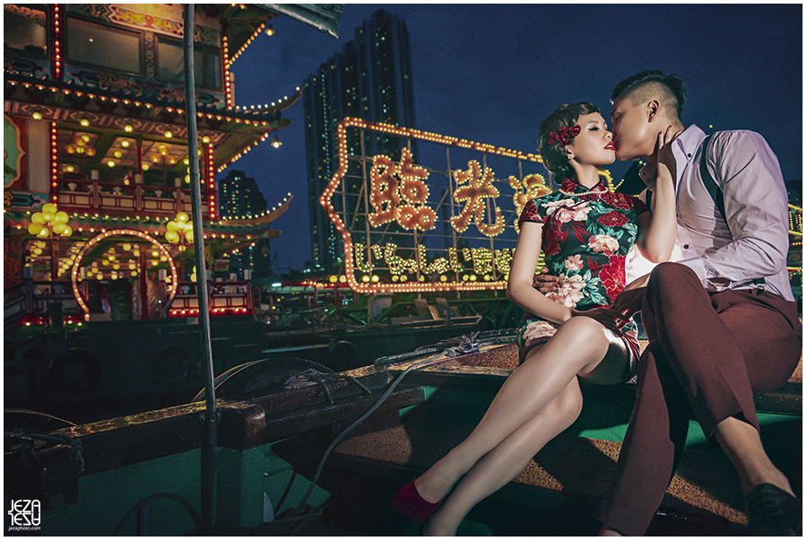jumbo seafood hong kong Vintage Pre-Wedding Photo Session