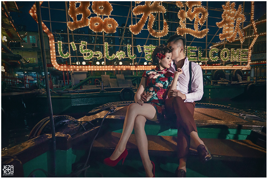 jumbo seafood hong kong Vintage Pre-Wedding Photo Session
