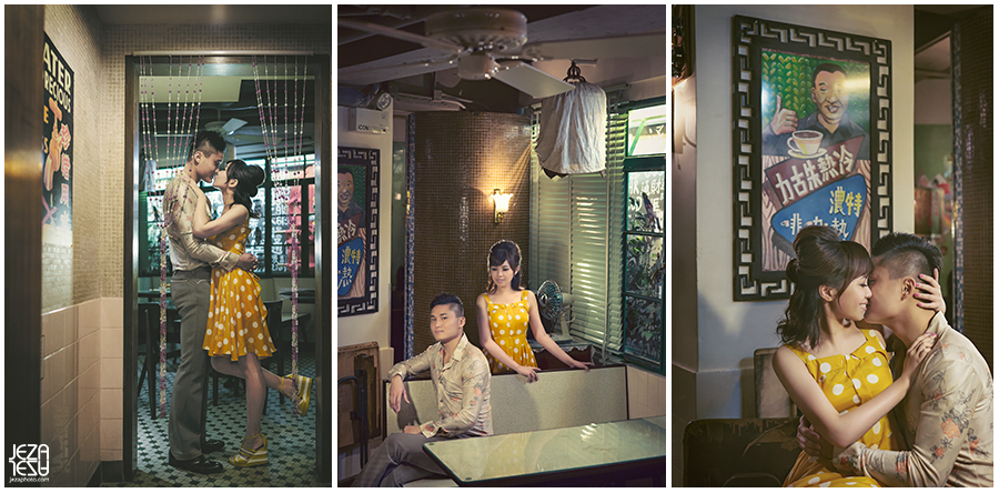 Hong Kong Vintage Pre-Wedding Photo Session