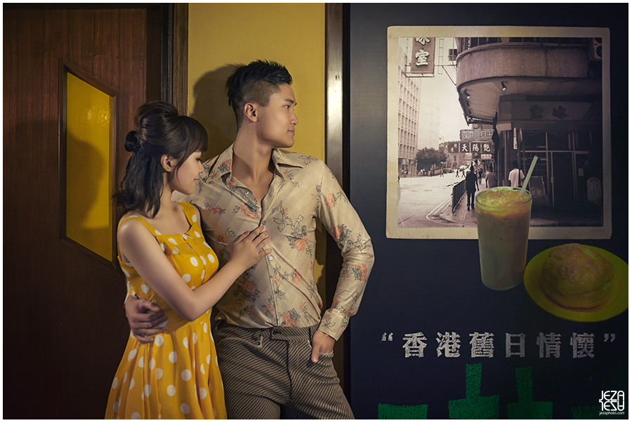Hong Kong Vintage Pre-Wedding Photo Session