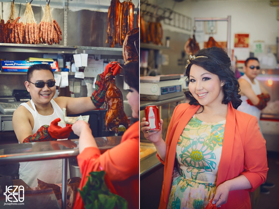 Kitty & Kien San Francisco Chinatown Pre-Wedding Photo Session 