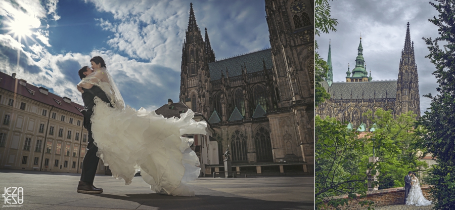CZECH REPUBLIC – PRAGUE  castle Pre Wedding Engagement photo shoot