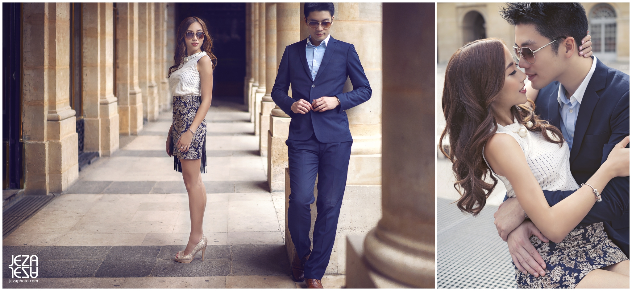 Alice + Kelvin Paris korean fashion Pre-Wedding Photo session