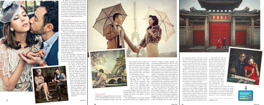 Professional Photographers America Magazine feature