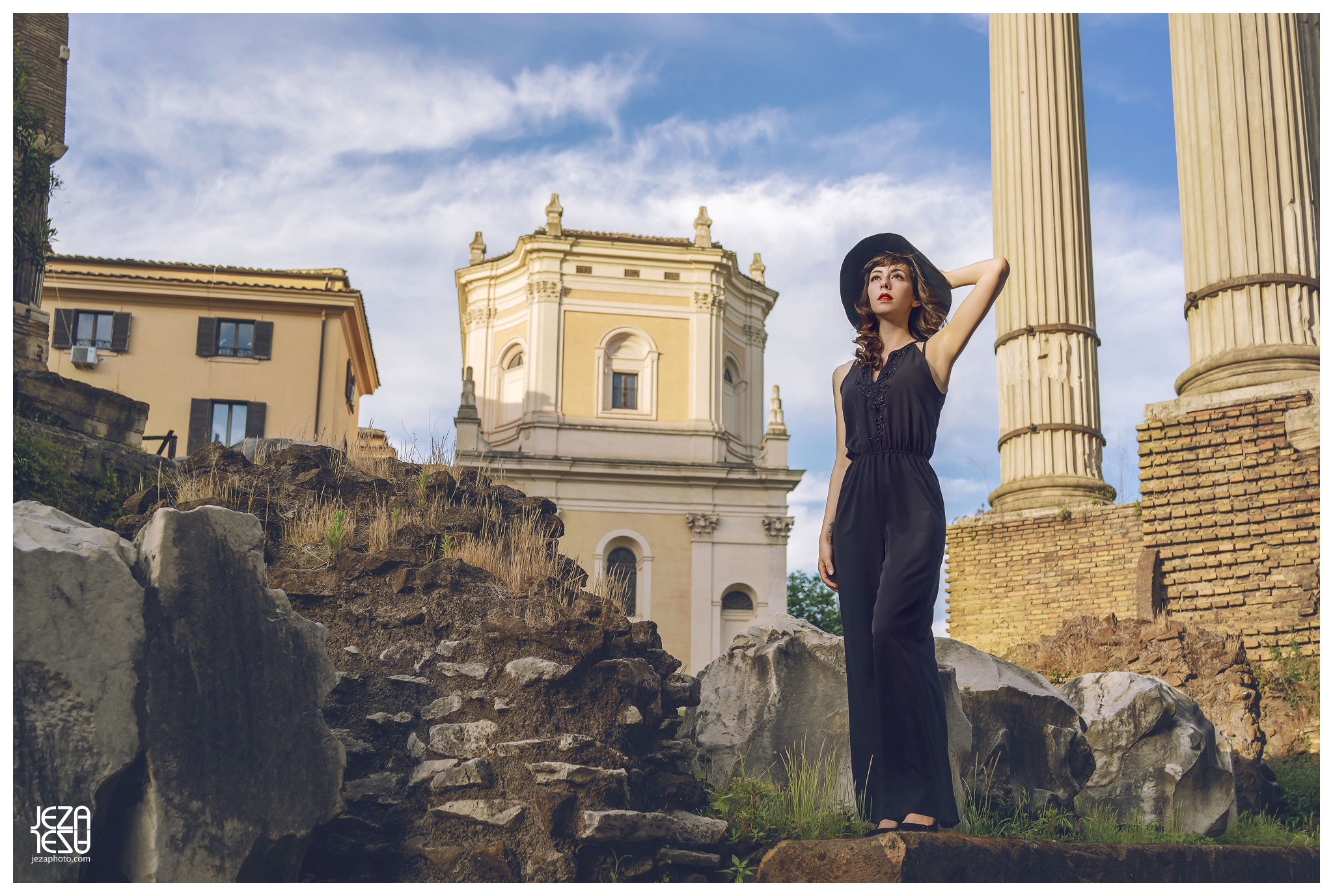 jeza rome italy portrait session