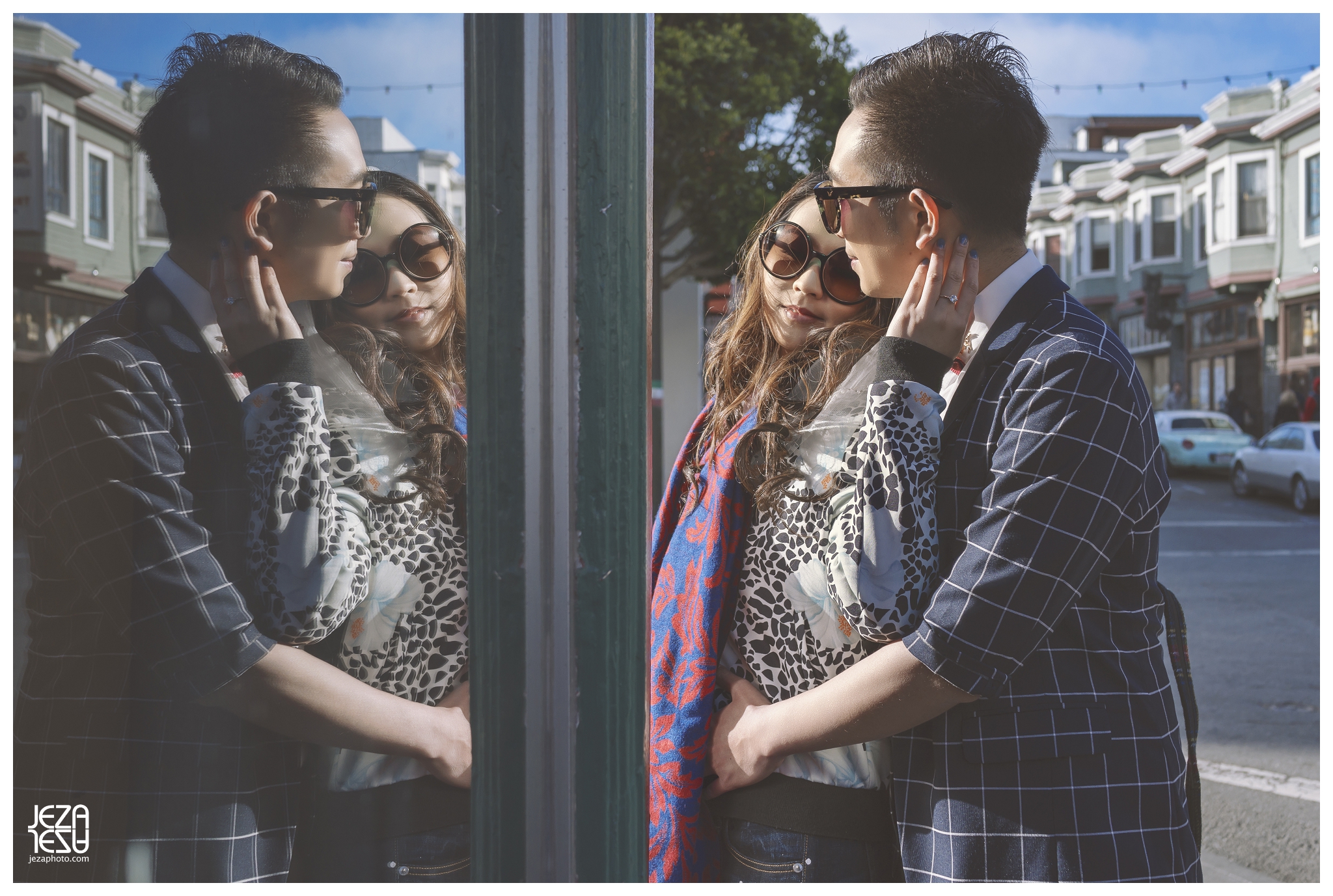 San Francisco transamerica pyramide pre wedding Engagement photo session