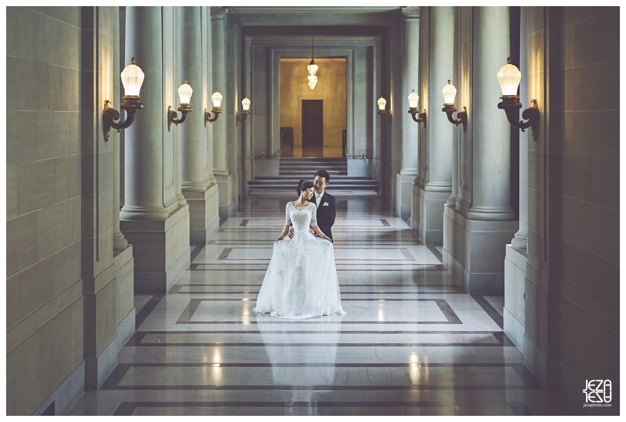 San Francisco city hall  pre wedding Engagement photo session